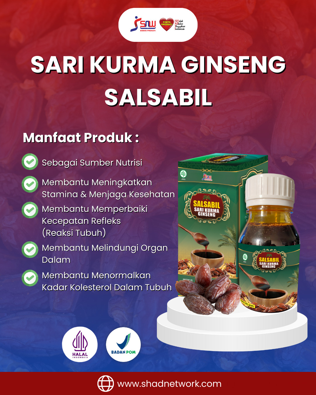 Sari Kurma Ginseng Salsabil